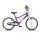 Woom - bicicleta copii 16" Woom 3, varsta recomandata 4-6 ani (105-120cm) - 5,4kg - mov intens alb
