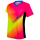 Tricou polo FUNKIER Termoli-W Enduro Women S/S - Fluor Yellow/Pink