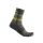 Castelli - sosete ciclism scurte Scia 12 - gri antracit kaki galben