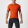 Castelli - tricou pentru ciclism cu maneca scurta Entrata IV - portocaliu antracit alb