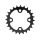 Foaie Angrenaj Sram Mtb BCD64 V1 - Otel, 24T, Negru