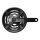 Angrenaj Pedalier Shimano Ty301, 48X38X28T Cu Chain Guard, Pt 6 7 8 Vit, Brat 175Mm, Negru