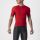 Castelli - tricou pentru ciclism cu maneca scurta Entrata IV - rosu visiniu alb