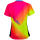 Tricou polo FUNKIER Termoli-W Enduro Women S/S - Fluor Yellow/Pink