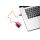 Stop AXA Greenline USB 1 led - Rosu