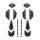 Pantofi ciclism FLR F-95X II Elite Mtb - Negru 42 (incl. 1 pereche sosete)