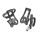 Set ratrape Toe-clips 45 Christophe + curele ZEFAL L/XL