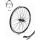 Roata CROSSER X3 36H 24" Fata Piulita Negru