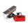 Far + stop CONTEC Speed Led - 20lux - negru/rosu