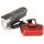 Far + stop CONTEC Speed Led USB - 20lux - negru/gri