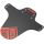 Fender RockShox MTB Black Fire Red Print, Culoare: Black