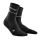 CEP - sosete medii de compresie 18cm pentru barbati Mid Cut Heartbeat - negru dark clouds alb