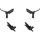 Set frana spate SRAM Level maneta+etrier, Culoare: Black
