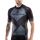 Tricou ciclism MERIDA RHOMBE DESIGN scurt gri/negru fermoar lung - 15512T0435