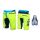 Pantaloni scurti Force MTB-11 cu interior detasabil galben fluo