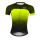 Tricou Force F Ascent Verde - Galben Fluo