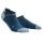 CEP - Sosete de compresie pentru barbati model sub glezna 6cm No Show 3.0 - albastru gri