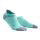 CEP - Sosete de compresie pentru barbati model sub glezna 6cm No Show 3.0 - verde gheata gri