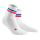 CEP - Sosete medii compresie 18cm pentru barbati Mid Cut 80s - alb albastru rosu