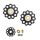 Rotite schimbator Force Al 11T negre