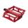 Pedale Reverse Super Shape-3-D rosii