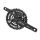 Pedalier Force Eight3.1 AL 42/32/22T 152 mm negru