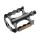 Pedale Union SP-160 1-piece aluminiu negru filet 9/16