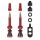 Set Valve Tubeless Force 2xFv 44mm Rosii