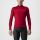 Castelli - bluza ciclism maneca lunga pentru barbati PRO Thermal Mid LS jersey - rosu inchis