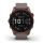 Garmin - fenix 7s Sapphire Solar ceas multisport cu GPS - ramă bronz închis Titanium si curea din silicon gri închis