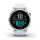 Garmin - fenix 7s ceas multisport cu GPS - ramă argintie din oţel inoxidabil, carcasă gri si curea din silicon albă