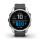 Garmin - fenix 7s ceas multisport cu GPS - ramă argintie din oţel inoxidabil, carcasă gri si curea din silicon gri