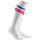 CEP - Sosete de compresie pentru barbati 80's men socks - alb rosu albastru
