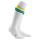 CEP - Sosete de compresie pentru barbati 80's men socks - alb verde galben