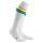 CEP - Sosete de compresie pentru femei 80's women socks - alb verde galben