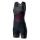 Castelli - costum trisuit triatlon pentru femei, fara maneca Free W ITU suit - negru dungi multicolore