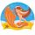 Finis - Casca inot silicon pentru copii Mermaid Silicone Cap Starfish - portocaliu multicolored