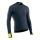 Northwave - bluza ciclism cu maneca lunga pentru barbati Fahrenheit Jersey - negru-galben-fluo