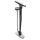 BikeFun - pompa podea bicicleta Blizzard Steel GF-54E- argintiu