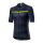 Castelli - tricou pentru ciclism cu maneca scurta Unlimited Jersey - albastru inchis verde Chartreuse