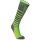 2XU - sosete compresie alegare pentru barbati Striped - gri verde neon