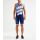 2XU - Costum triathlon barbati Compression Full Zip sleeveless Trisuit - albastru navy dungi alb