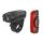 Force - Set lumini (far + stop) Glare, 1 led - negru