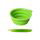 Instinct Bol pliabil 350ml - verde