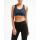 2XU - Bustiera sport pentru femei XVENT Crop - negru alb