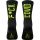 Northwave - sosete pentru ciclism FCK19 fuck COVID - negru verde fluorescent