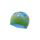 TYR  Casca silicon Pineapple blue/green