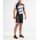 2XU - Costum triathlon barbati Compression Full Zip Sleeved Trisuit - negru dungi albe