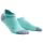 CEP - Sosete de compresie pentru femei model sub glezna 6cm No Show 3.0 - verde deschis gheata gri