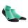 CEP - sosete de compresie peste glezna 8cm pentru femei Low Cut 3.0 - verde deschis jad negru